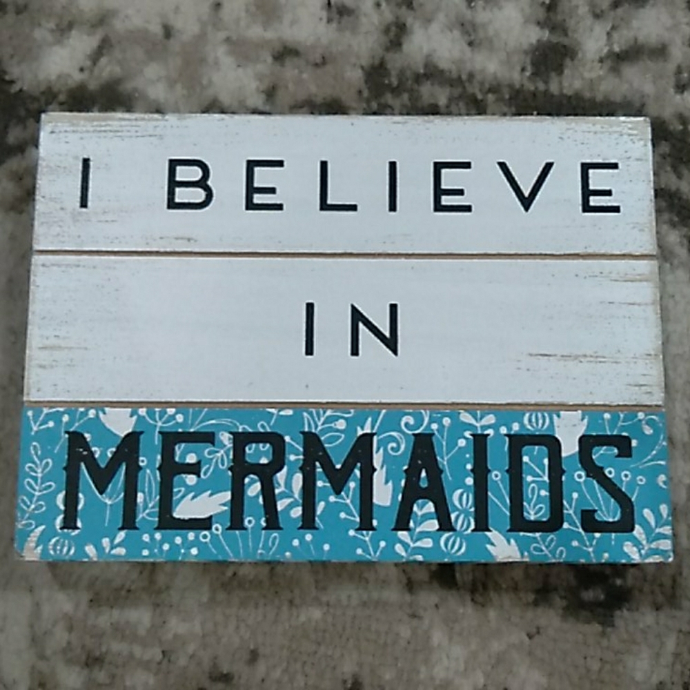 Decorative mermaid sign